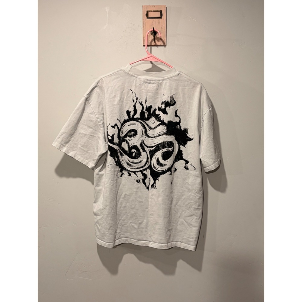 Hellstar Reach Your Inner Peace Graphic Tee White XL Streetwear T-Shirt - Picture 3 of 4